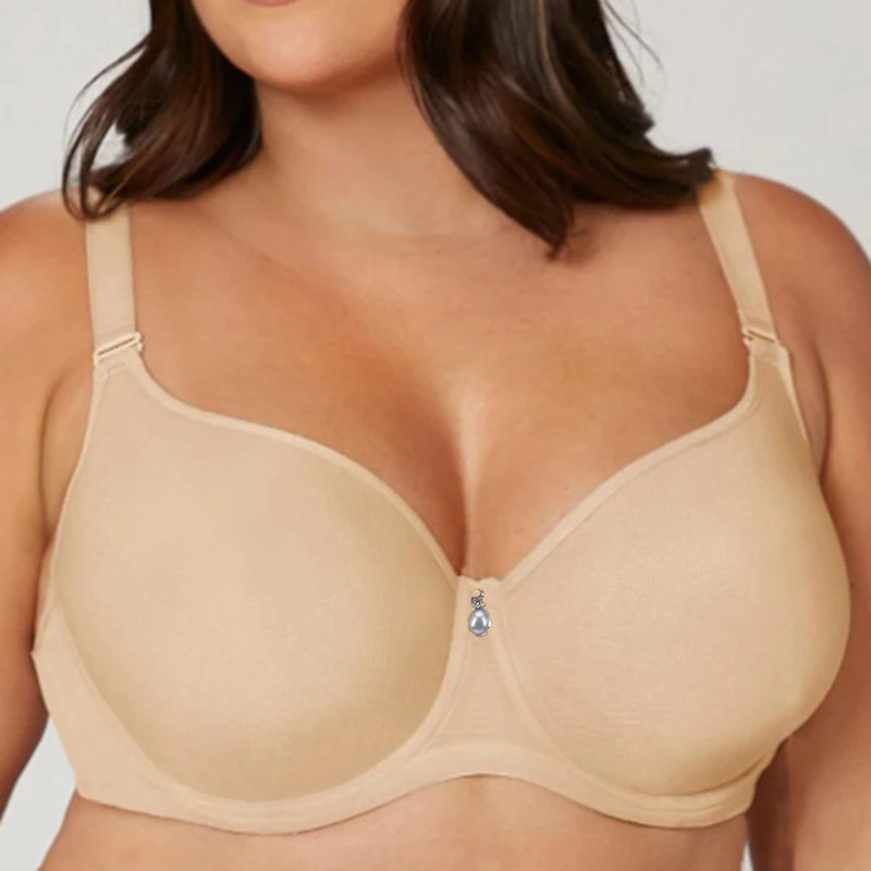 Underwire Bra Padded - BH Minimizer Mesh Penyangga Dada Plus
