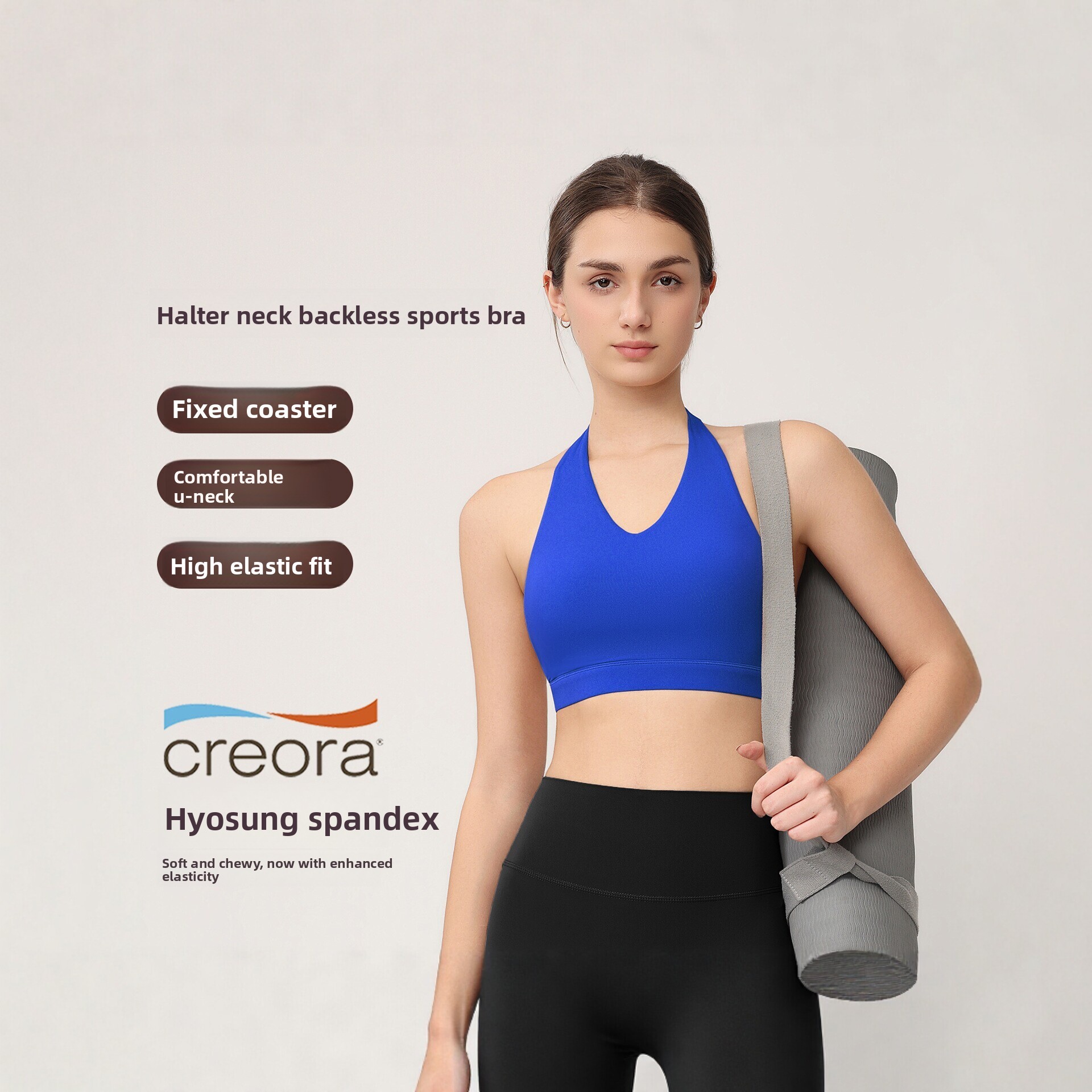 Sports Bra Racerback - Bra Olahraga Wanita Model Halter dengan
