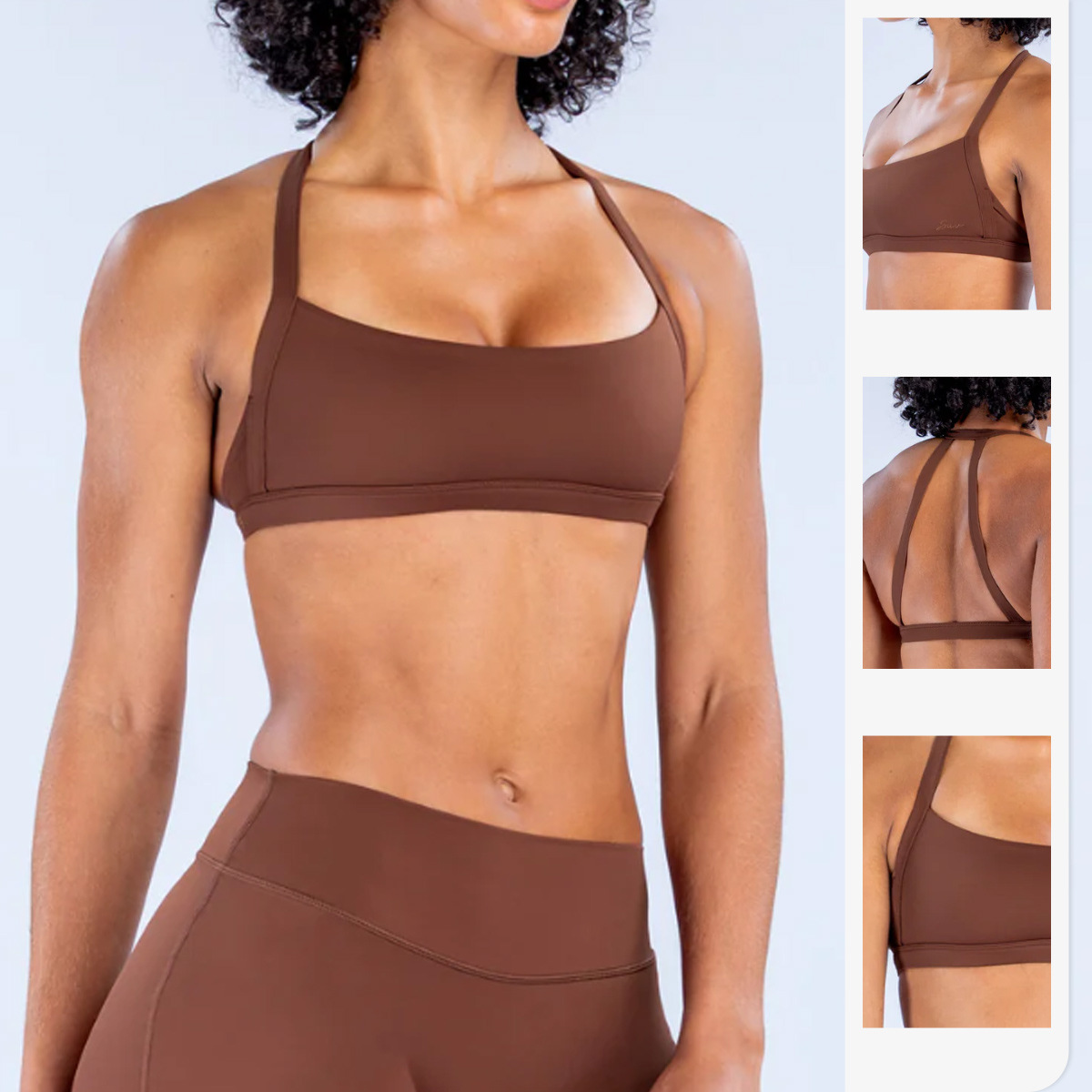 Sports Bra Racerback - Bra Olahraga Yoga Wanita Anti Guncangan
