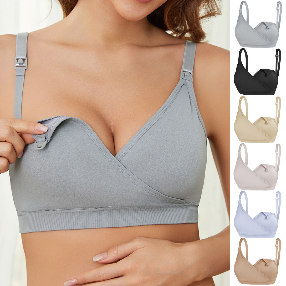 Bra Menyusui Ibu Hamil Bebas K - Nursing Bra Clip ulasan dan harga