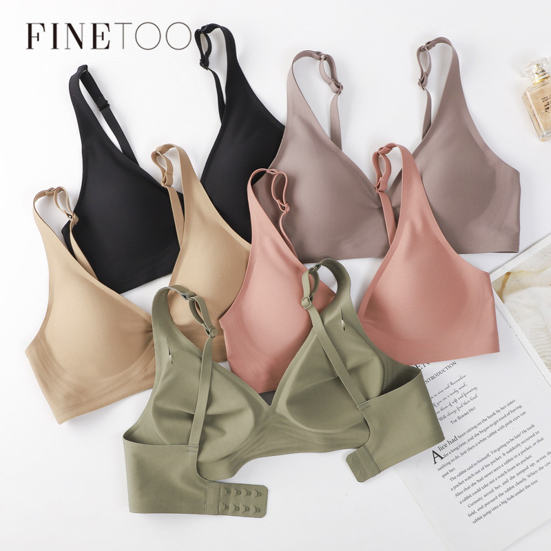 FINETOO Bra wanita tanpa kawat - Mastectomy Bra Pocket ulasan dan harga