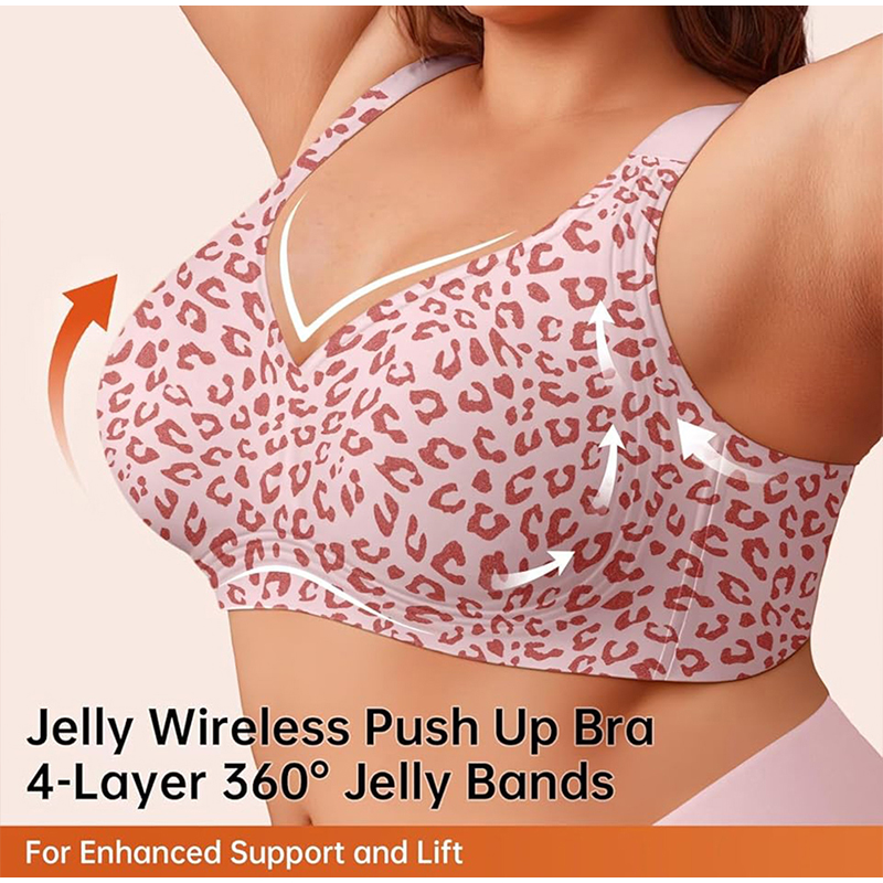 Bra Jelly Motif Leopard Wanita - Mastectomy Bra Pocket ulasan dan harga