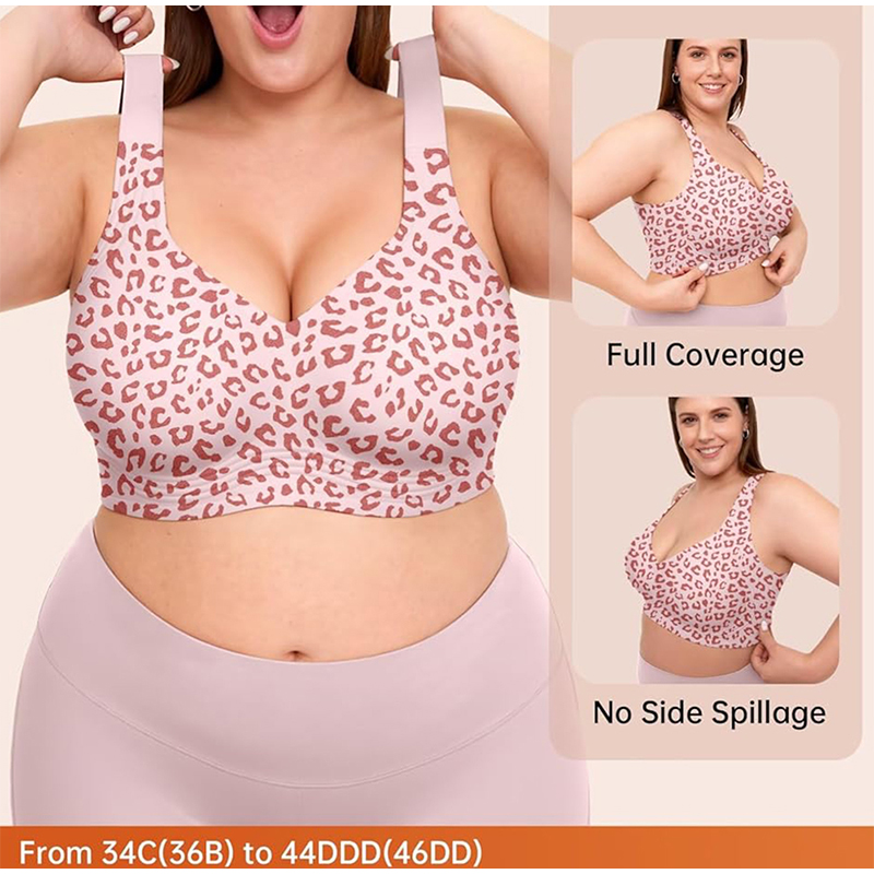 Bra Jelly Motif Leopard Wanita - Mastectomy Bra Pocket ulasan dan harga