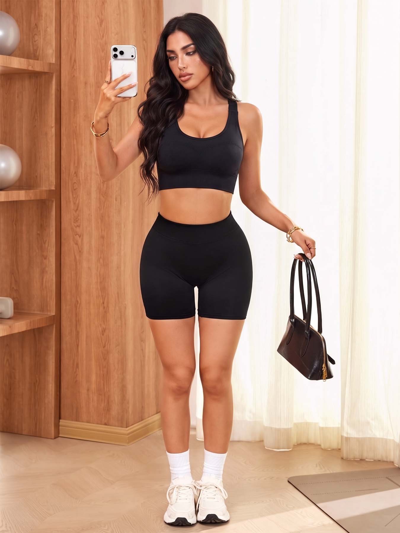 Bra Olahraga Wanita dengan Tal - Sports Bra Racerback ulasan dan harga