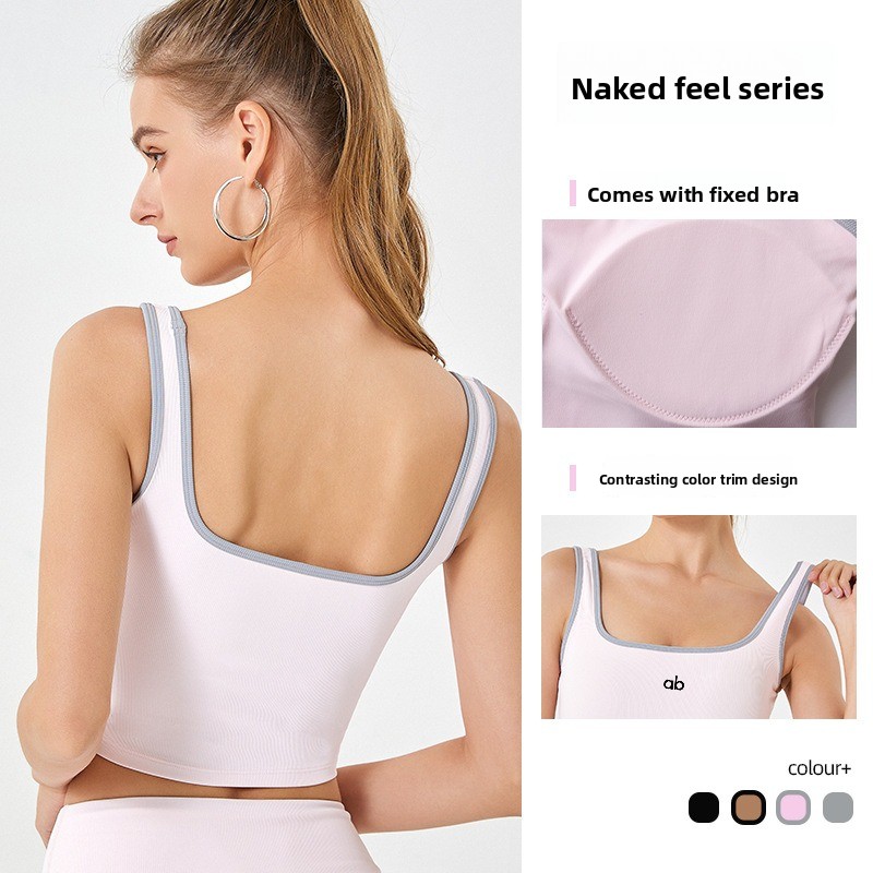 Tank Top Yoga Wanita Musim Pan - Underwire Bra Padded ulasan dan harga